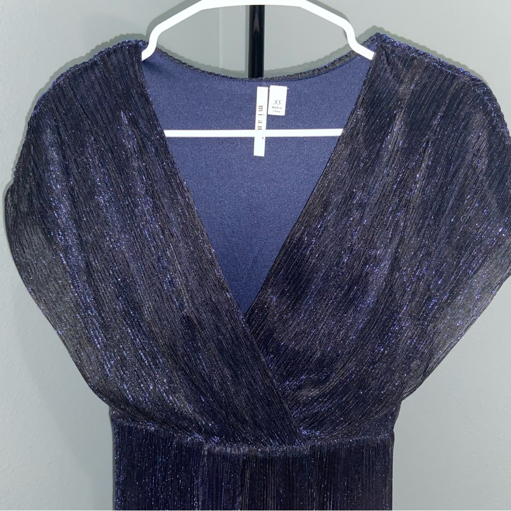 Blue romper xs